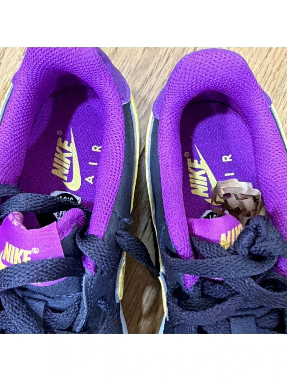 Size 3.5Y US Kids Nike Air Force 1 GS Cave Purple Yellow DX5805-500 Youth
